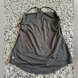 Women's Fabletics taupe workout top 3/$15 listing